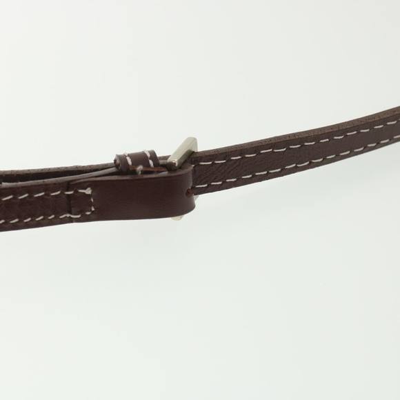 BURBERRY Nova Check Shoulder Bag Nylon Red Auth ti917 - Picture 8 of 16